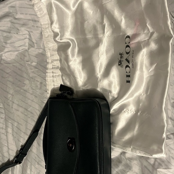 Forest Green Coach Bag - Picture 3 of 3